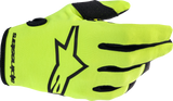 Guantes ALPINESTARS Radar para jóvenes - Amarillo flúor/Negro - Medianos 3541823-551-M