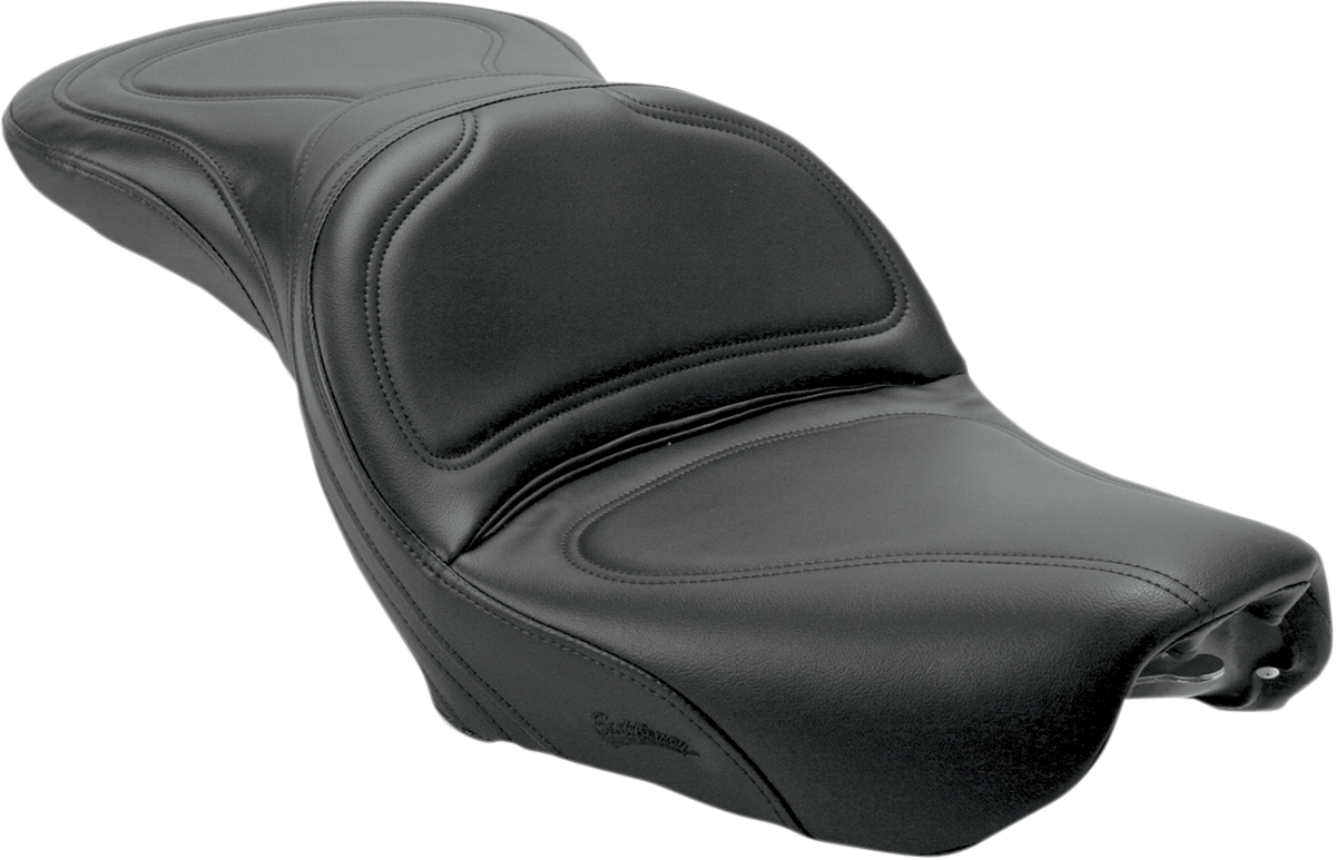 Asiento SADDLEMEN - Explorer - Sin respaldo - Cosido - Negro - FXDWG '04-'05 804-05-0291