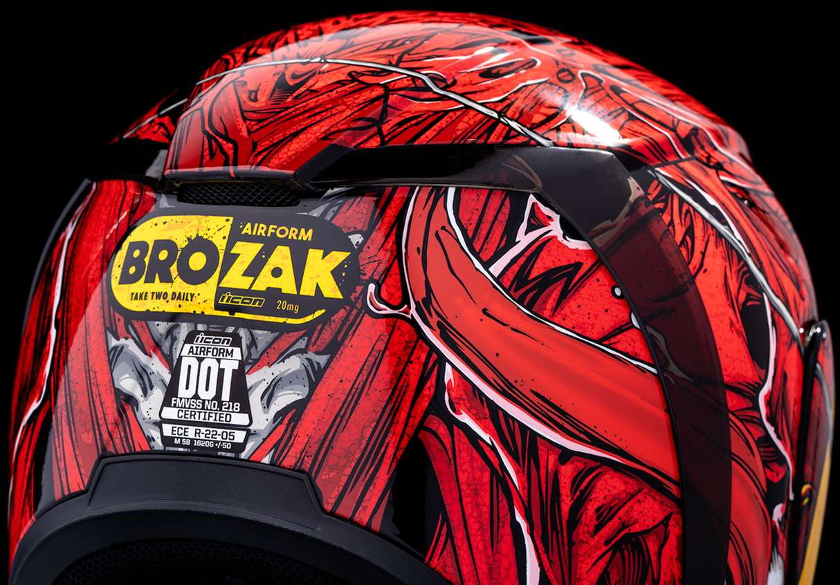 Casco ICON Airform™ - MIPS® - Brozak - Rojo - Grande 0101-14940