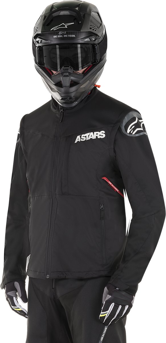 Chaqueta de competición ALPINESTARS Session - Negro/Rojo - 3XL 3703519-13-3X