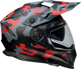 Casco de moto Z1R Range - Camuflaje - Rojo - Pequeño 0140-0094 
