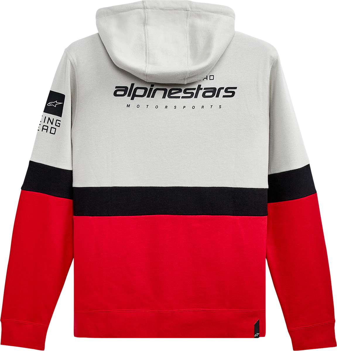 Sudadera con capucha y cremallera Position de ALPINESTARS - Plateada/Negra/Roja - XL 1212530221096XL