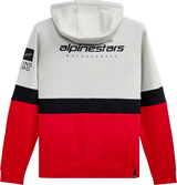 Sudadera con capucha y cremallera Position de ALPINESTARS - Plateada/Negra/Roja - XL 1212530221096XL