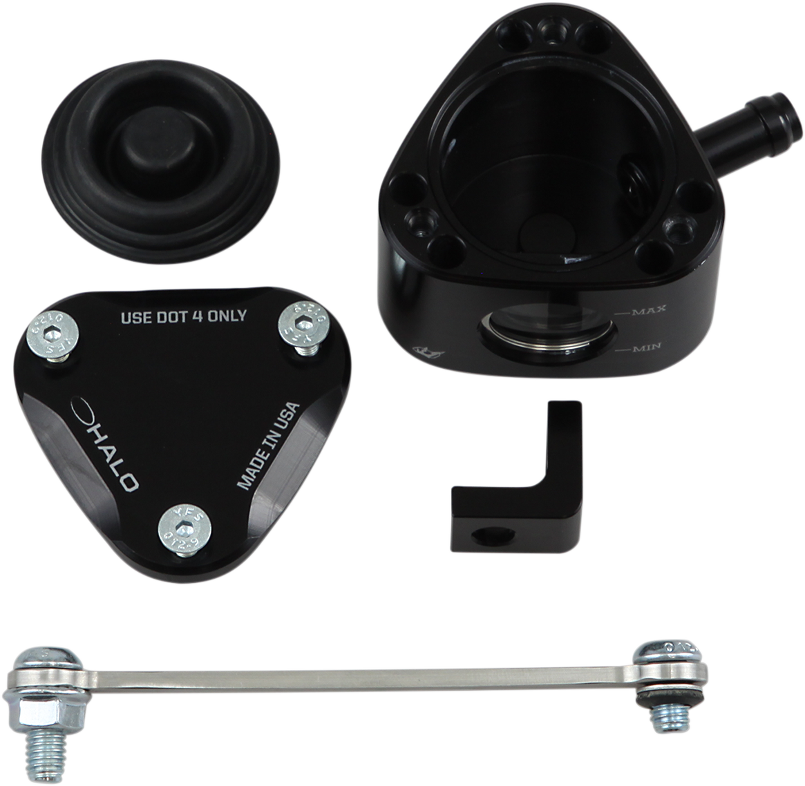 Depósito de líquido de freno trasero DRIVEN RACING - Negro DRRRE-01-BK 