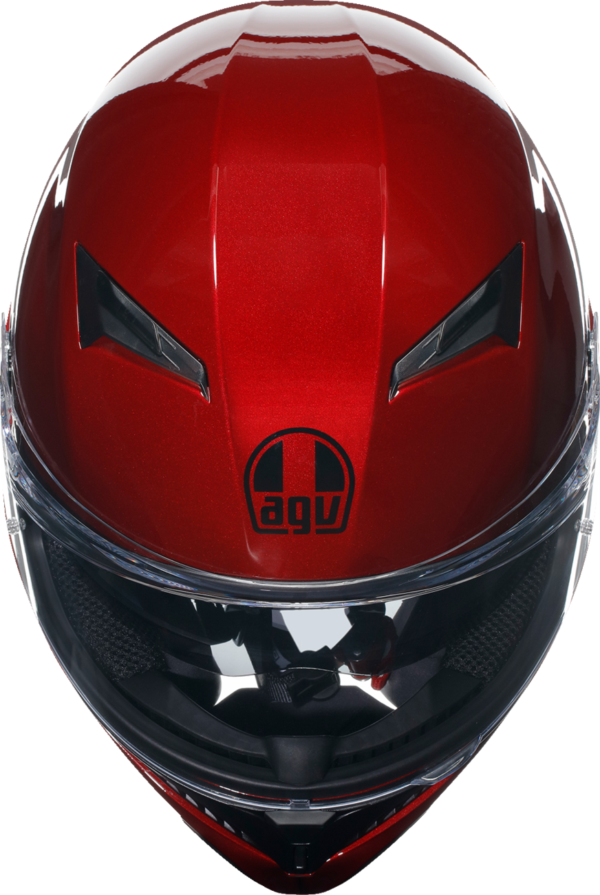 agv k3 neck roll AGV K3 Motorcycle Helmet - Competizione Red