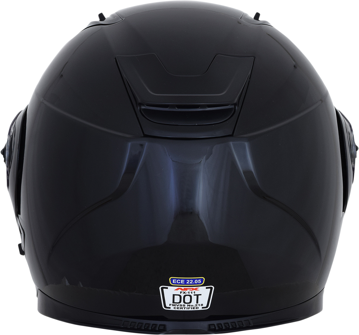 Casco de motocicleta AFX FX-111 - Negro brillante - XL 0100-1787 