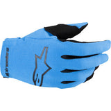 Guantes MX ALPINESTARS Radar para jóvenes - Azul/Negro - Pequeños 3541824-713-S 