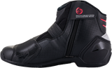 Botas ventiladas ALPINESTARS Stella SMX-1 R V2 para mujer - Negro/Rosa - Talla 11 de EE. UU. / 43 de UE 2224121-1839-43
