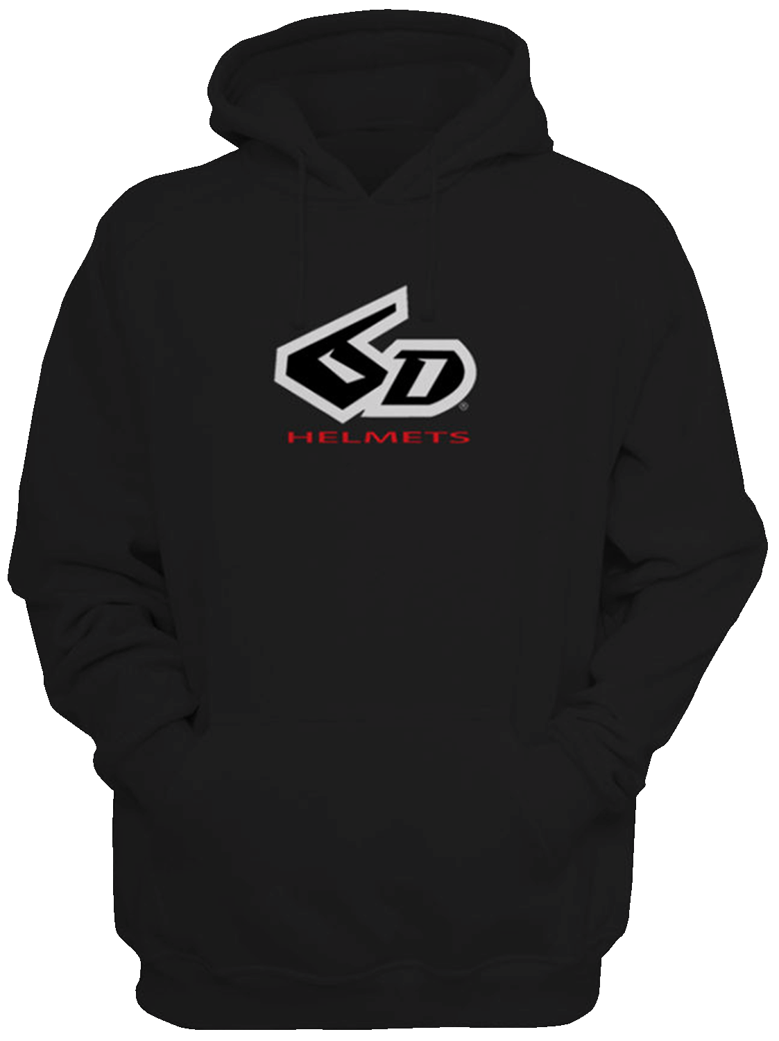 Sudadera con capucha 6D Helmets - Negra - 2XL 51-0129