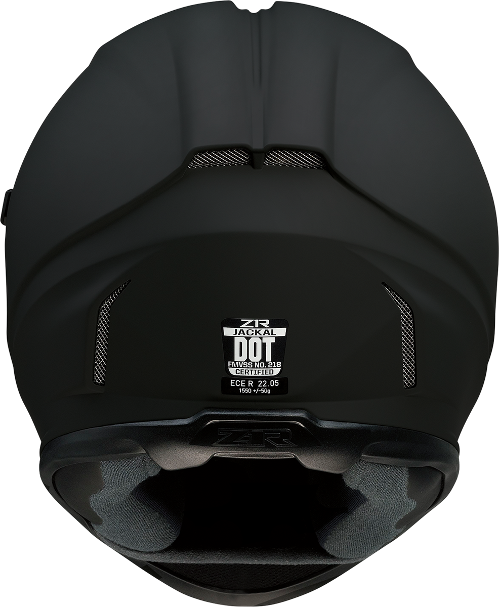 Casco de moto Z1R Jackal - Negro mate - Ahumado - XS 0101-13992 