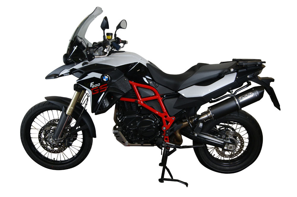 Bmw F800GS 2008-2015 Exhaust GPR Slip-on Furore Nero
