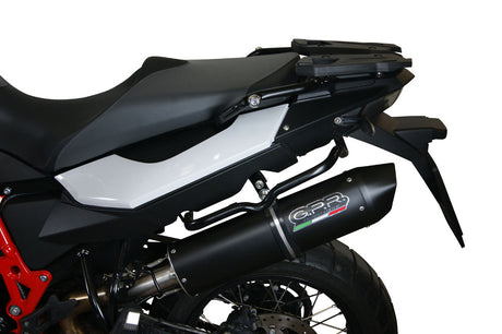 Bmw F800GS 2008-2015 Exhaust GPR Slip-on Furore Nero