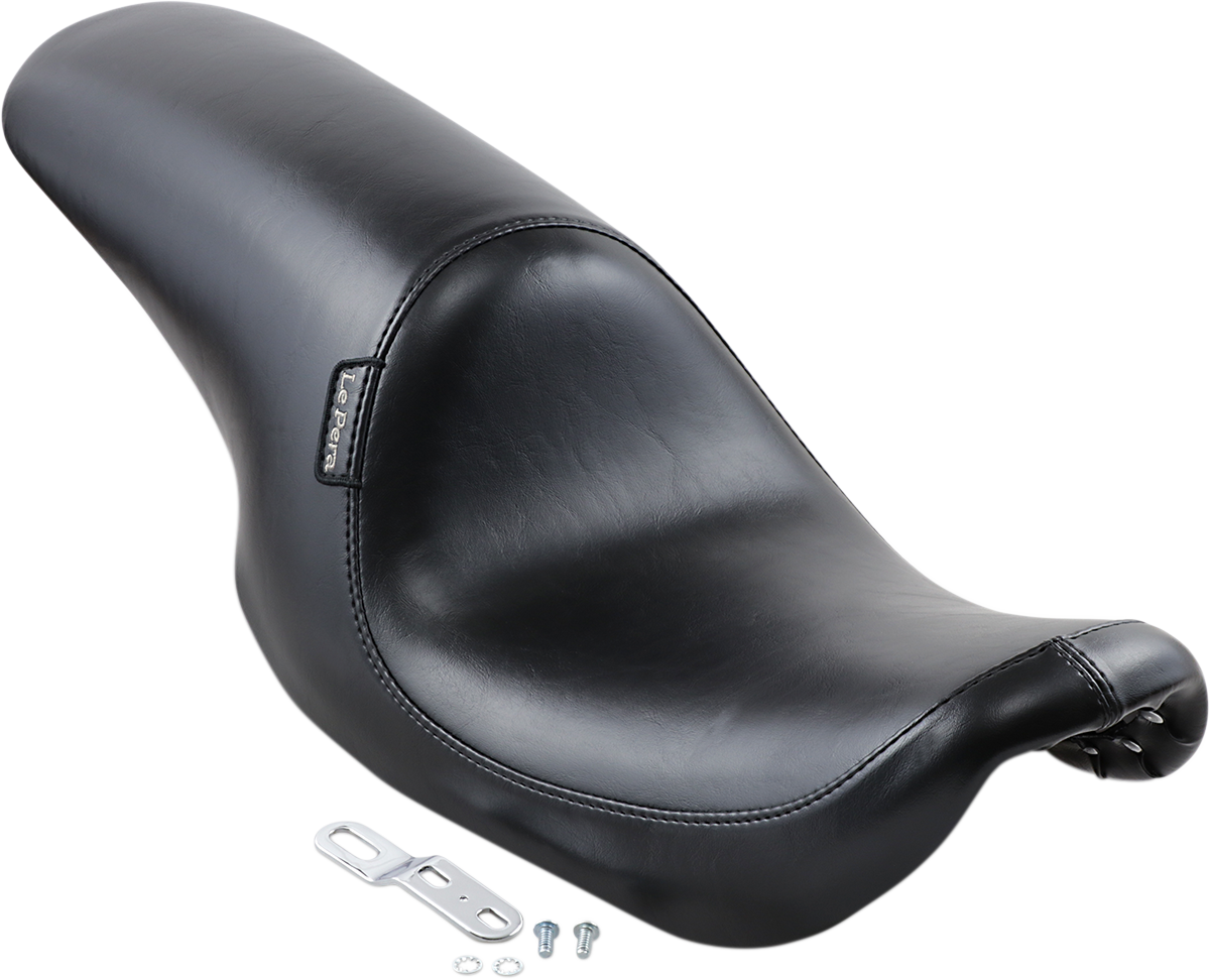 Asiento delantero LE PERA Silhouette - Largo completo - Liso - Negro - FXD '96-'03 LNU-861 