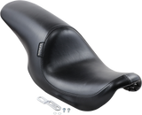 Asiento delantero LE PERA Silhouette - Largo completo - Liso - Negro - FXD '96-'03 LNU-861 