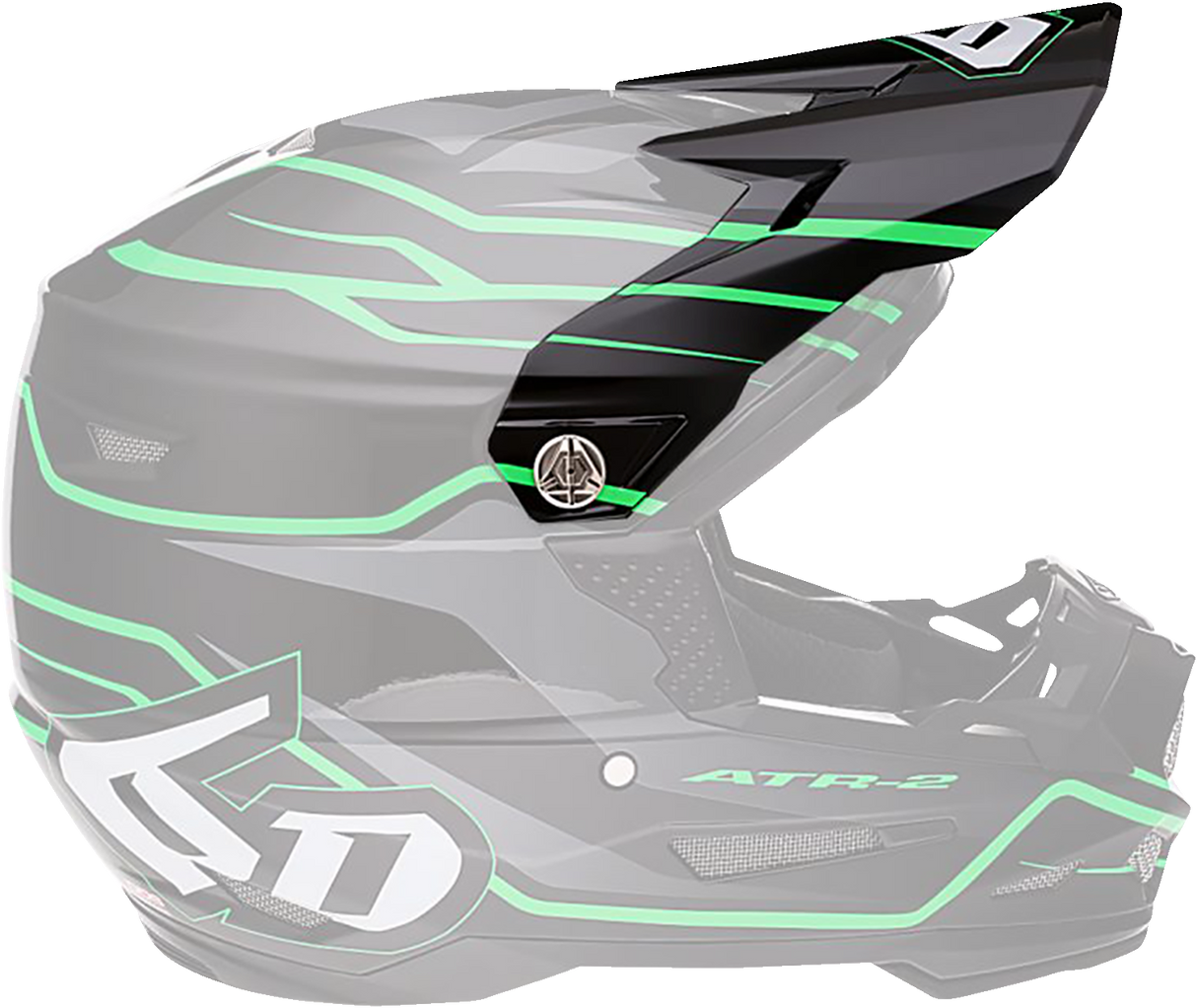 Visera 6D ATR-2 - Phase - Negro Verde 72-6101 