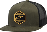 Gorra de camionero Bolt de ALPINESTARS - Militar/Negra - Talla única 1213810146910OS