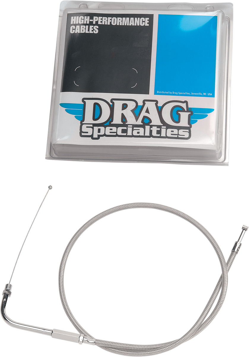 Cable del acelerador DRAG SPECIALTIES - 42-1/2" - Trenzado 5333100B