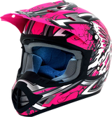 AFX FX-17 Motorcycle Helmet - Butterfly - Matte Hot Pink - XL 0110-7110