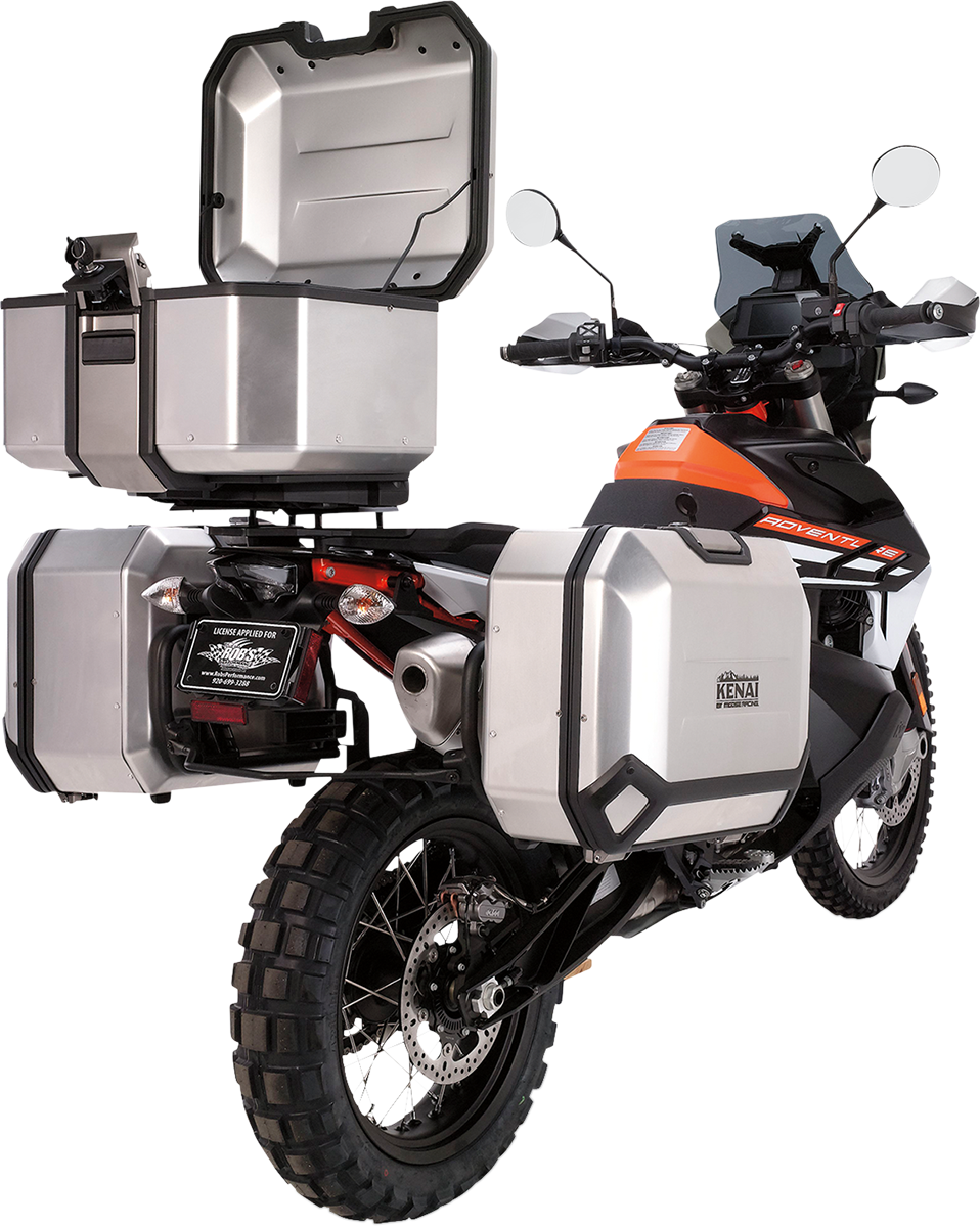 MOOSE RACING Kenai Case 36 - Derecha - Plateada D0TR36100RKM 