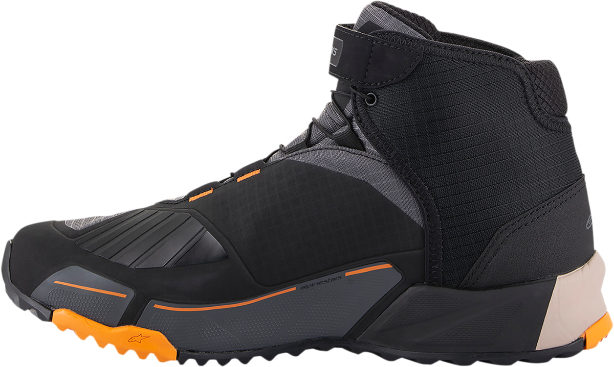 Zapatos ALPINESTARS CR-X Drystar® - Negro/Marrón/Naranja - Talla 11.5 (EE. UU.) 26118201284-115