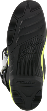 Botas ALPINESTARS Tech 3S - Negro/Blanco/Amarillo Fluorescente - Talla 5 de EE. UU. 2014018-125-5
