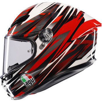 AGV K6 S Reeval White/Red/Gray Helmet XL