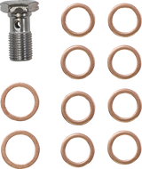 Kit de cable de manillar/línea de freno LA CHOPPERS - Manillar Ape Hanger de 15" a 17" - Vinilo negro LA-8056KT-16B