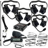 Kit de intercomunicador/radio y auriculares NAVATLAS - 4 asientos - Negro NIRBHBK4 
