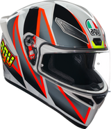 Casco de moto AGV K1 S - Blipper - Gris/Rojo - Pequeño 2118394003030S