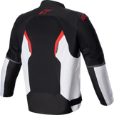 Chaqueta ALPINESTARS AST v2 Air - Negro/Blanco/Rojo - Talla grande 3306121-1304-L