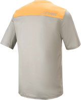 Maillot ALPINESTARS Drop 4.0 - Manga corta - Gris/Naranja - Talla mediana 1766220-6004-MD