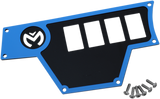 Placa de tablero MOOSE UTILITY - Grande - Izquierda - Azul - 100-4362-PU 
