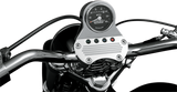 Velocímetro/indicadores mecánicos mini LED de 2,4" MPH de DRAG SPECIALTIES - Carcasa cromada - Esfera negra - 2:1 21-6805DS1-BX15