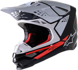 Casco de moto ALPINESTARS Supertech M8 - Fábrica - Negro/Blanco/Rojo - XL 8302922-1233-XL