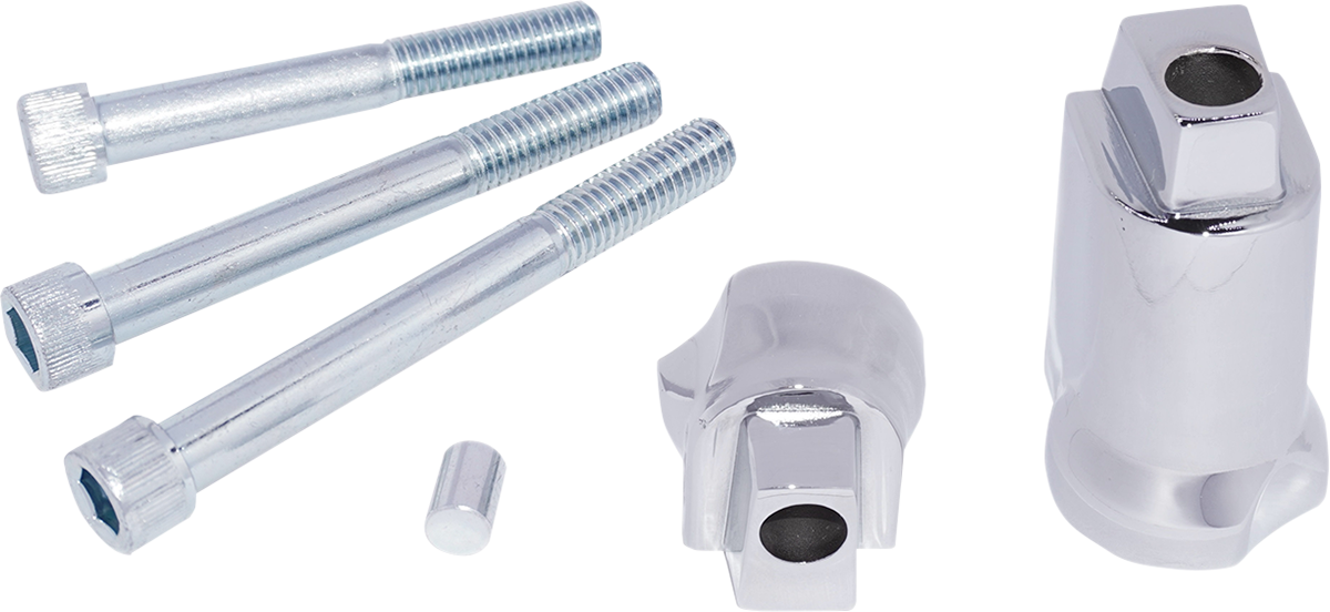 DRAG SPECIALTIES Soporte para plataforma de pasajero - Cromo REQD BRKT F/16211002,1003 P17-0415-AC 