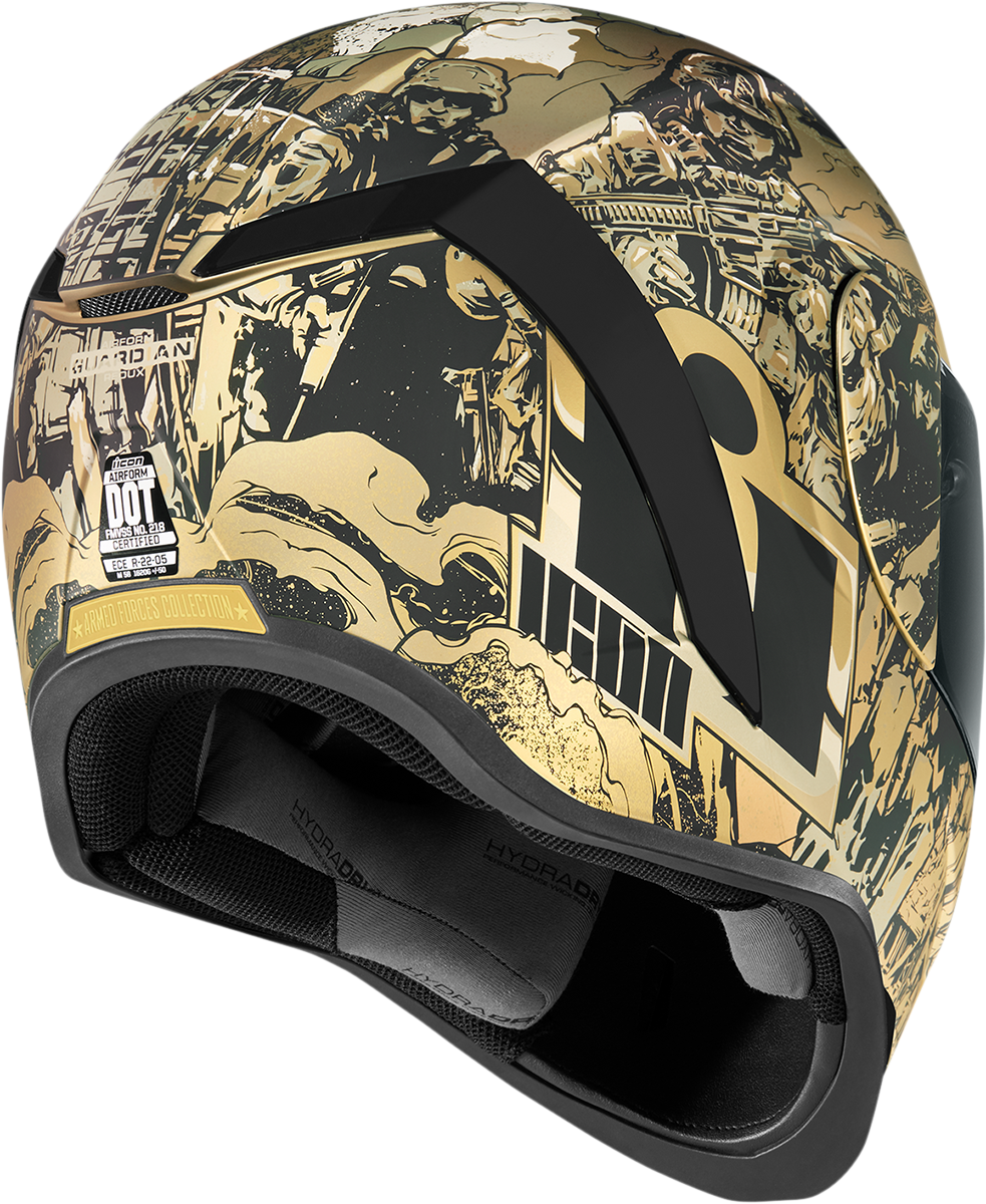 Casco ICON Airform™ - Guardian - Dorado - Pequeño 0101-13692