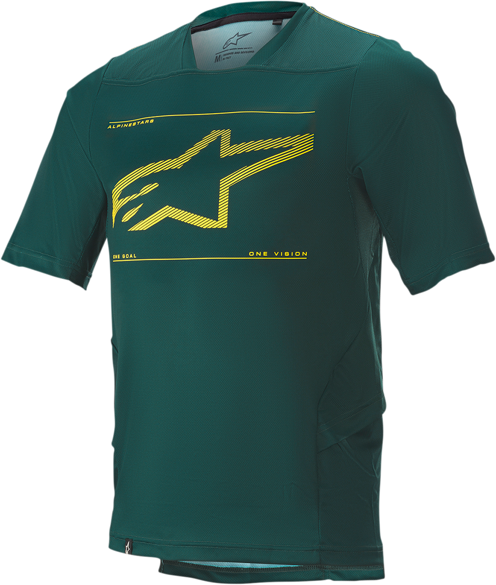 Maillot ALPINESTARS Drop 6.0 - Manga corta - Verde - Talla pequeña 1766320-7170-SM