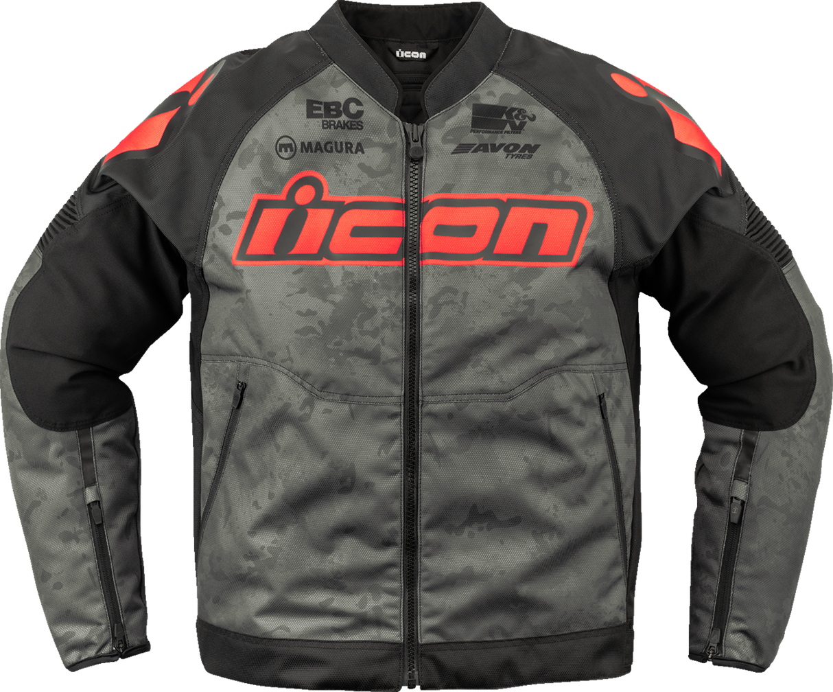 Chaqueta ICON Overlord3™ Magnacross - Gris - Talla grande 2820-6714