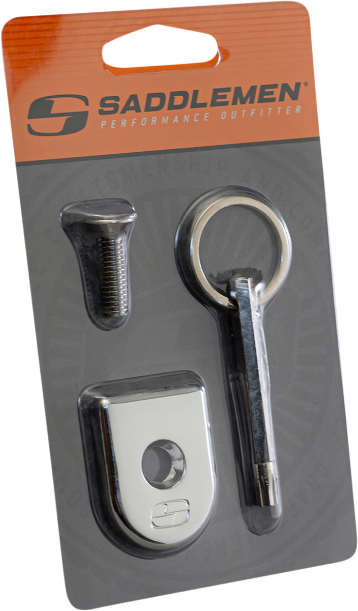Tornillo de seguridad para asiento SADDLEMEN - Cromo 8910C 