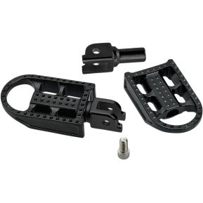 Estriberas BILTWELL Mushman - Escalón - Galvanizado en negro 7002-201-03 
