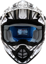 AFX FX-17 Motorcycle Helmet - Butterfly - Matte White - XS 0110-7126