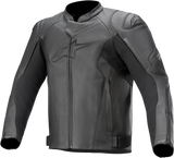 Chaqueta de cuero ALPINESTARS Faster v2 - Negra - Talla 38 EE. UU. / 48 UE 3103521-1100-48