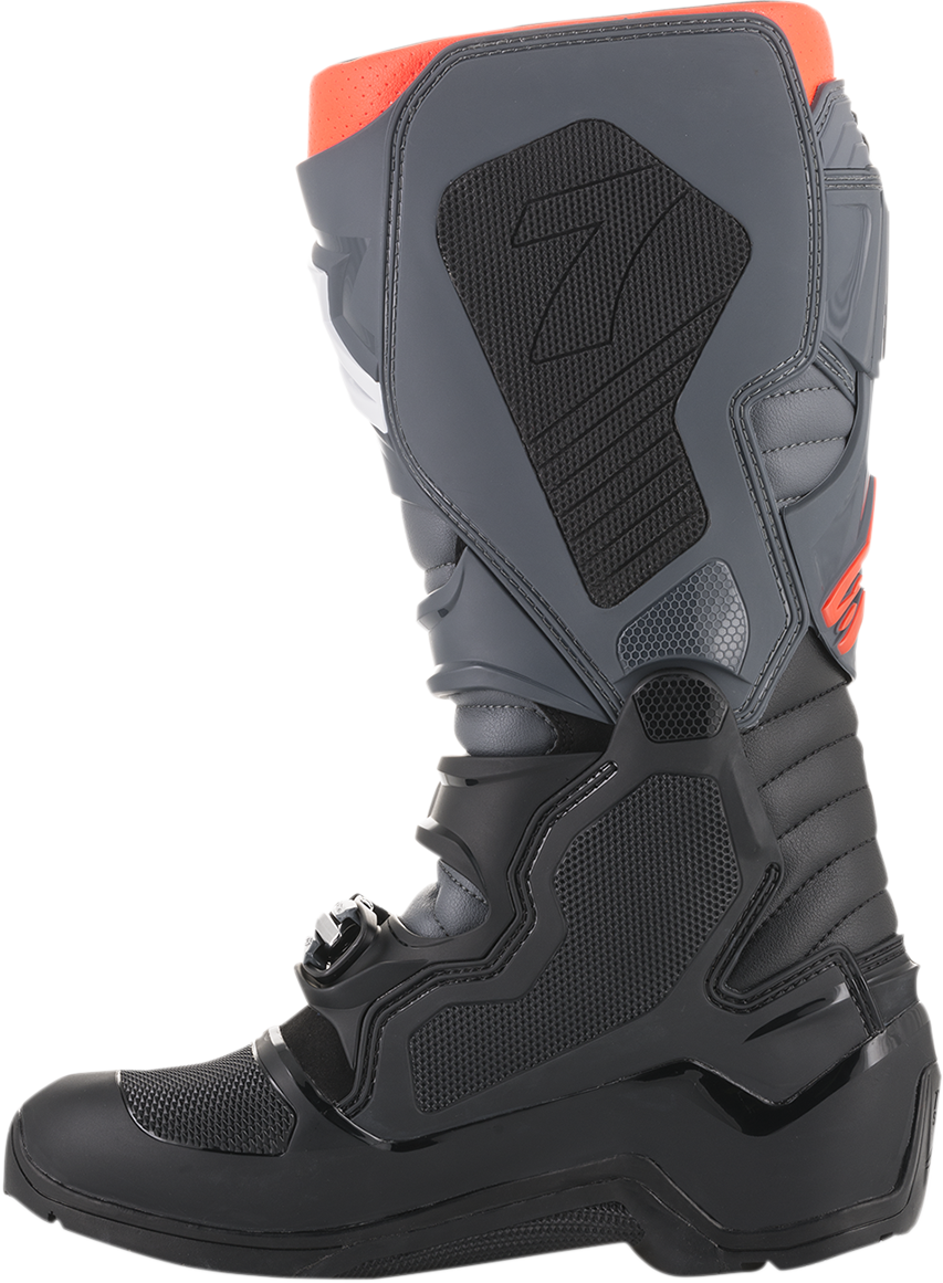 Botas de enduro ALPINESTARS Tech 7 - Negro/Gris - Talla 14 (EE. UU.) 2012114113314