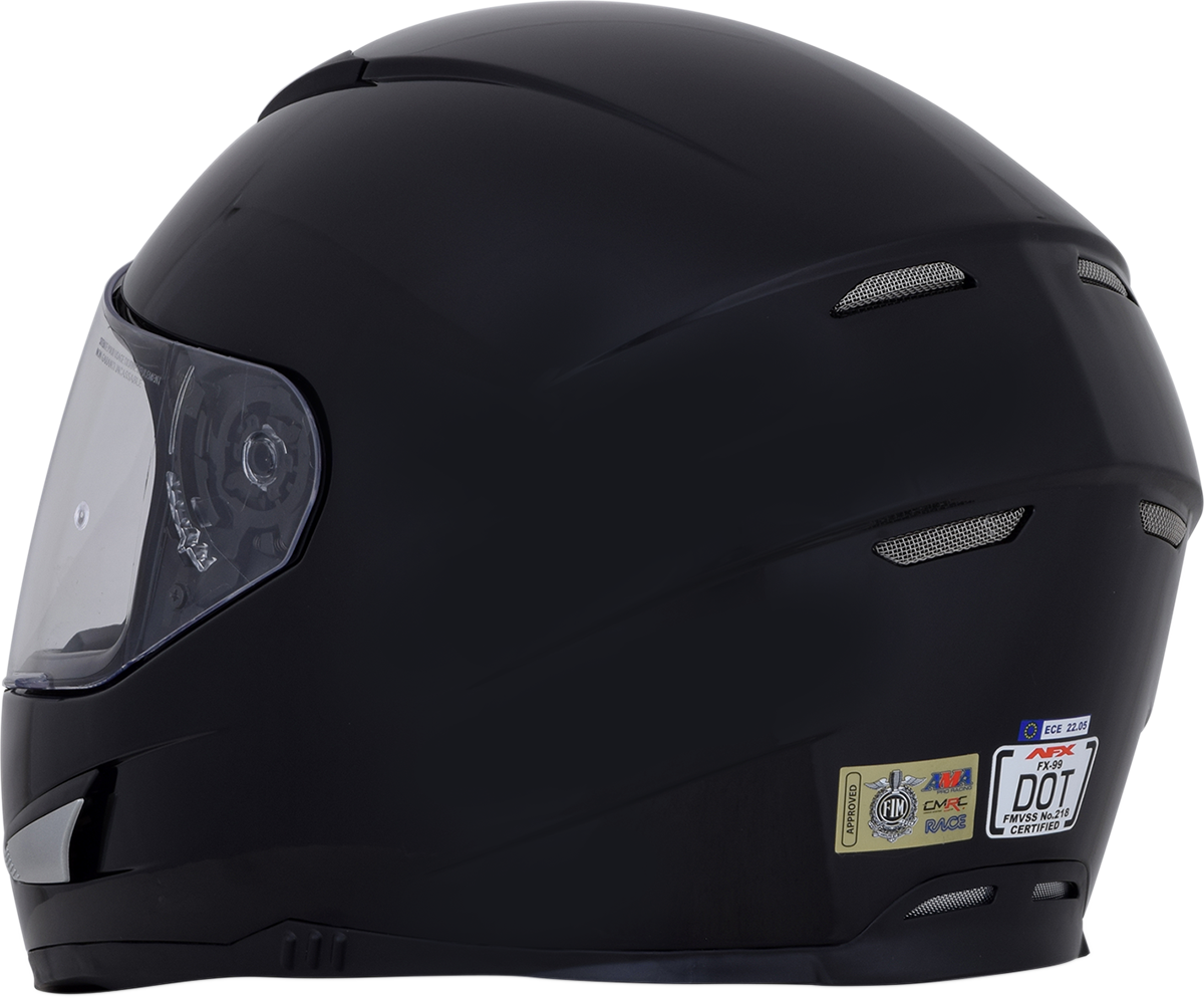 Casco de motocicleta AFX FX-99 - Negro - Talla grande 0101-11051 