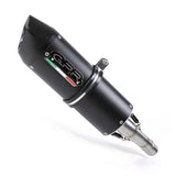 Sistema de escape GPR Fantic Motor XMF 125 2021-2024, Furore Evo4 Nero, escape slip-on con DB Killer extraíble, tubo de enlace y catalizador