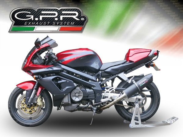 Aprilia SL -FALCO 1000 2000-2004 Exhaust GPR Double Slip-on Furore Nero - photo 8