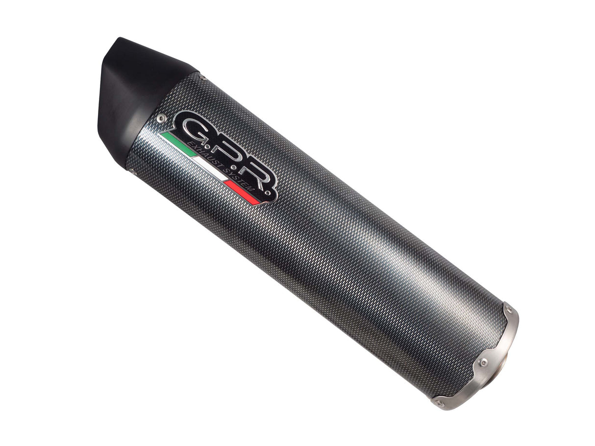 GPR Exhaust System Fantic Motor XMF 125 2021-2024, Furore Evo4 Poppy, Slip-on Exhaust Including Removable DB Killer, Link Pipe and catalyst