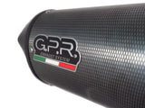 GPR Exhaust System Fantic Motor XMF 125 2021-2024, Furore Evo4 Poppy, Slip-on Exhaust Including Removable DB Killer, Link Pipe and catalyst