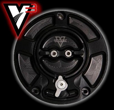V3 Vortex Fuel Gas Cap for Early Model Kawasaki ZX6R ZX9R ZX10R Sportbikes