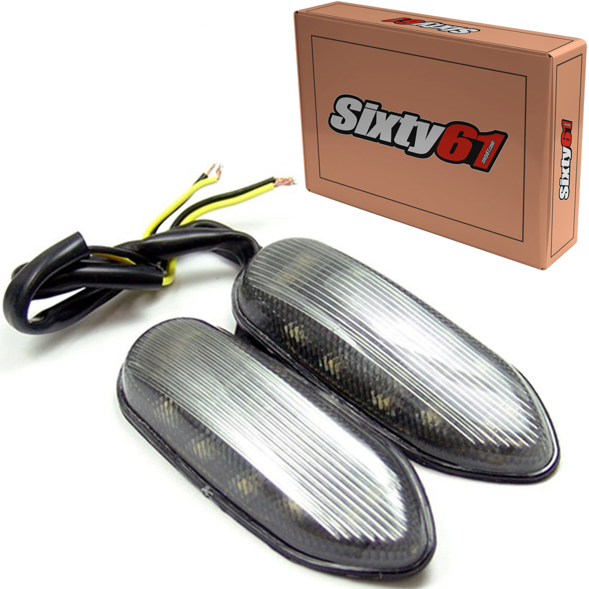 Suzuki GSXR 600 750 (2006-2026) / GSXR 1000 (2005-2016) Mirror Block Off Turn Signals-Smoke